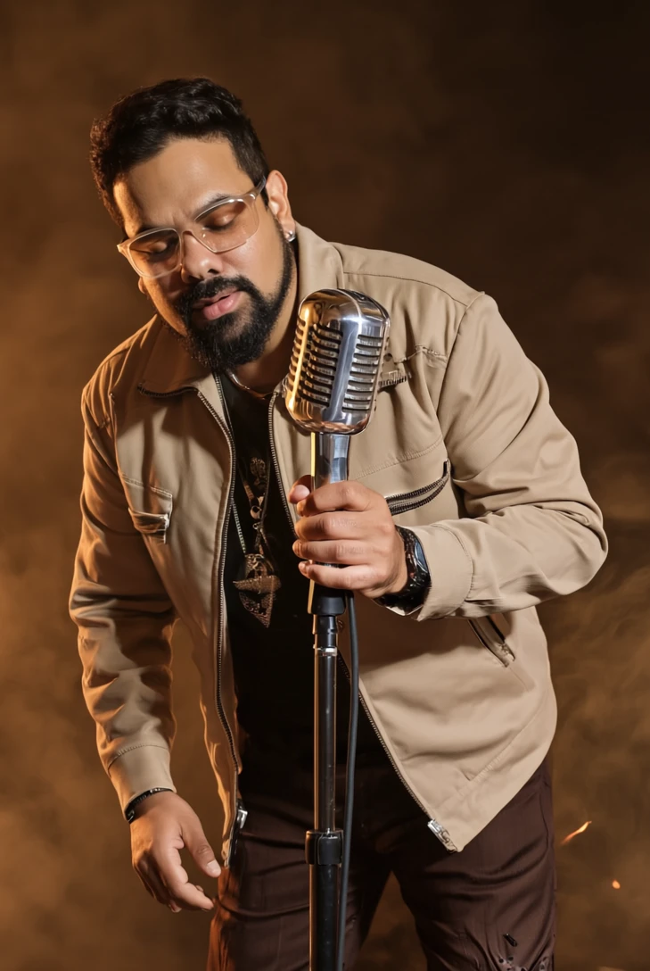 Danny Menezes at the microphone